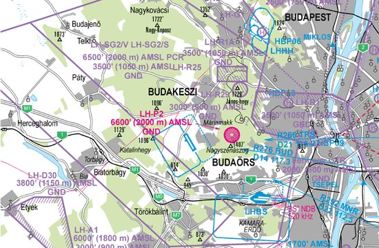 Farkashegyi Repülőtér LHFH térkép